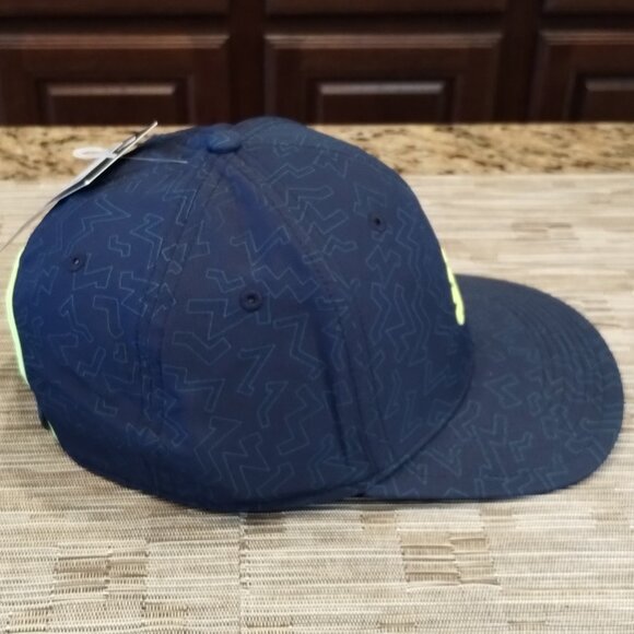 Adidas Color Pop Snapback Hat Navy/Lime Green NWT - Picture 3 of 10